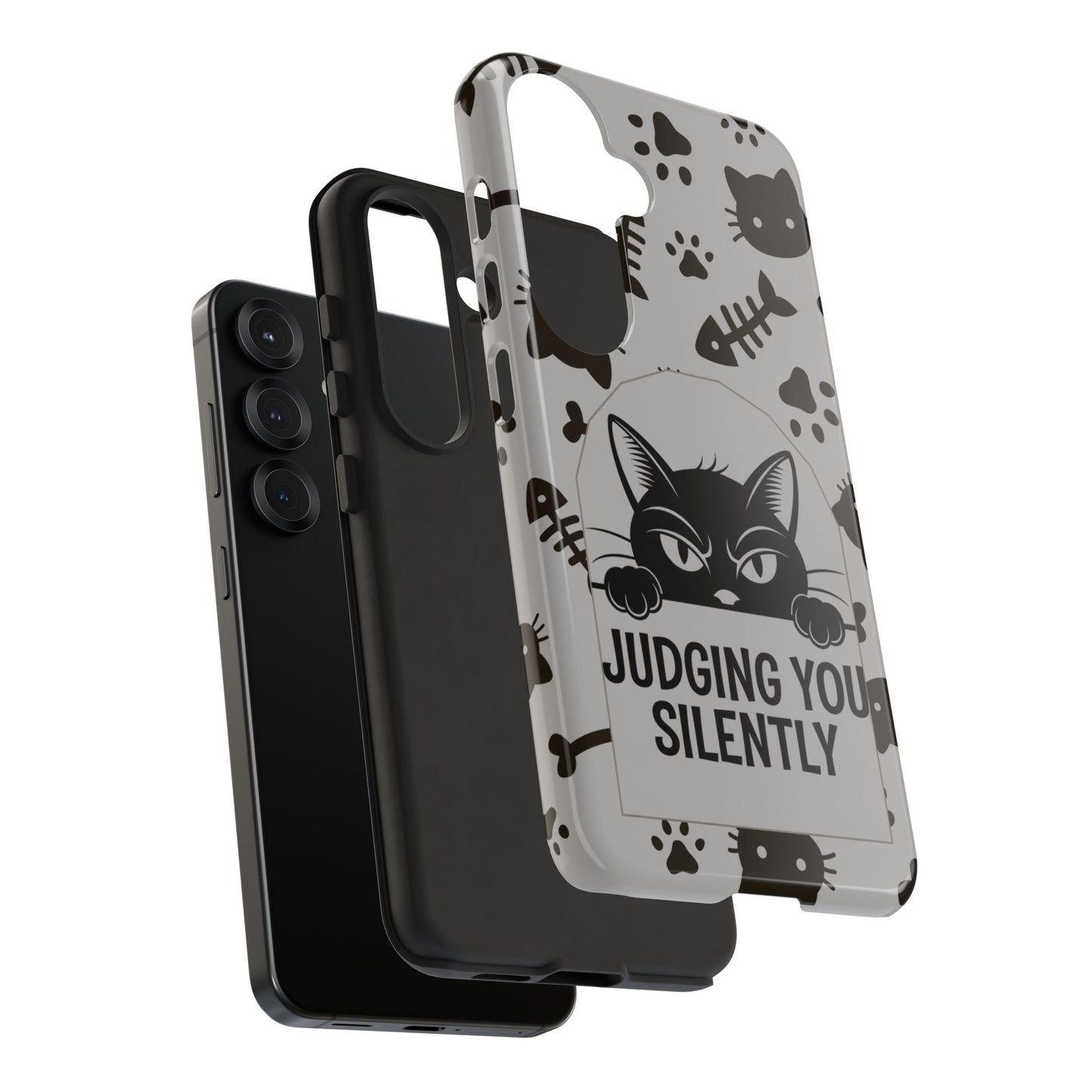 Cat Phone Case - Judging You Silently Design