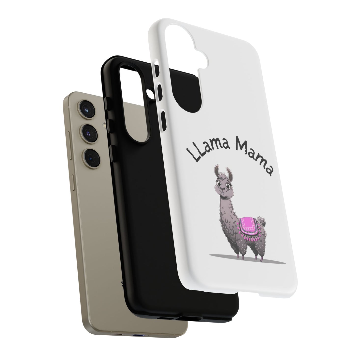 Llama Mama, Tough Phone Cover, Gift for Llama Lovers, Farmhouse Decor, Funny Phone Accessory