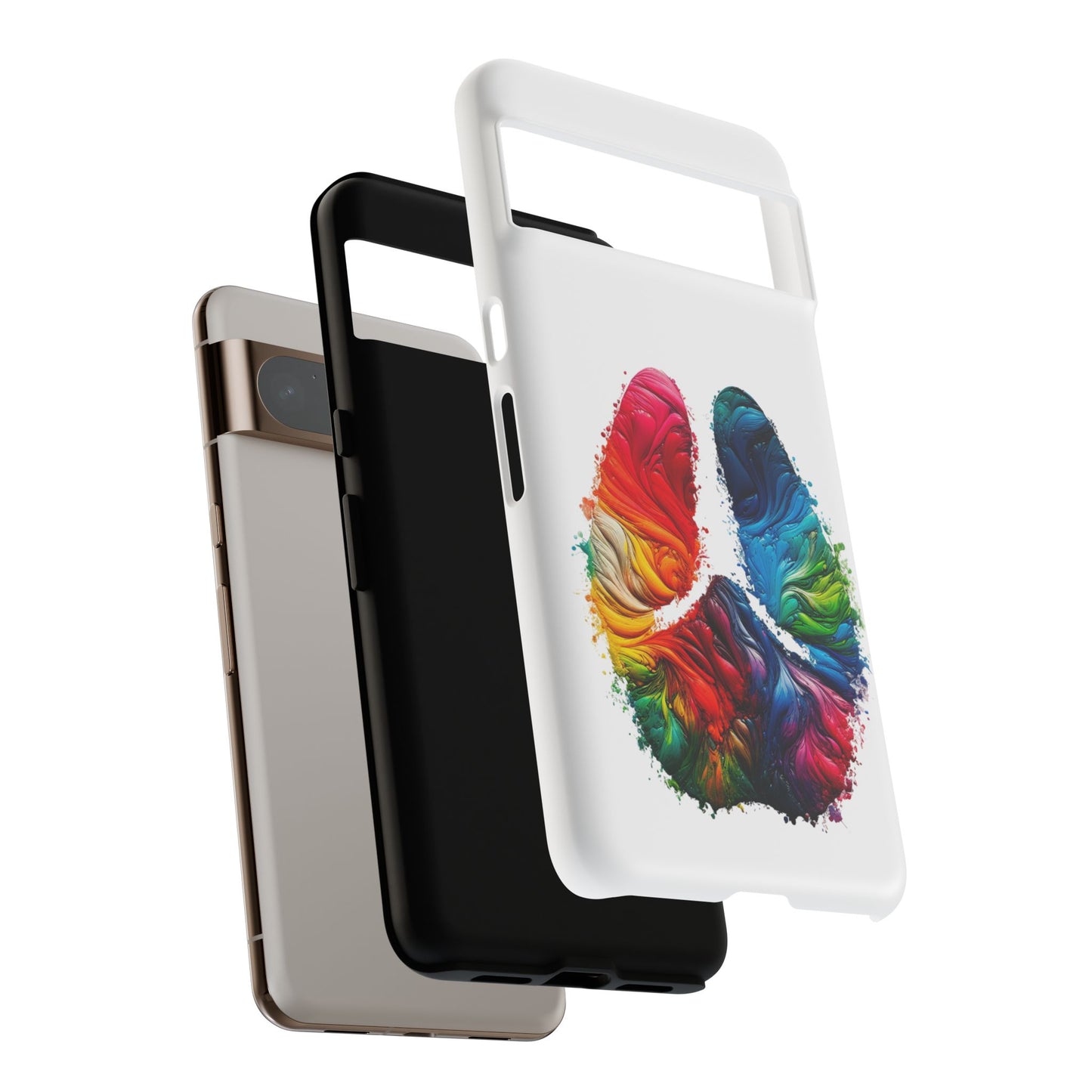Vibrant Phone Case - Tough Cases with a Colorful Abstract of a cow hoof, Unique Phone Cover, Art Phone Accessories