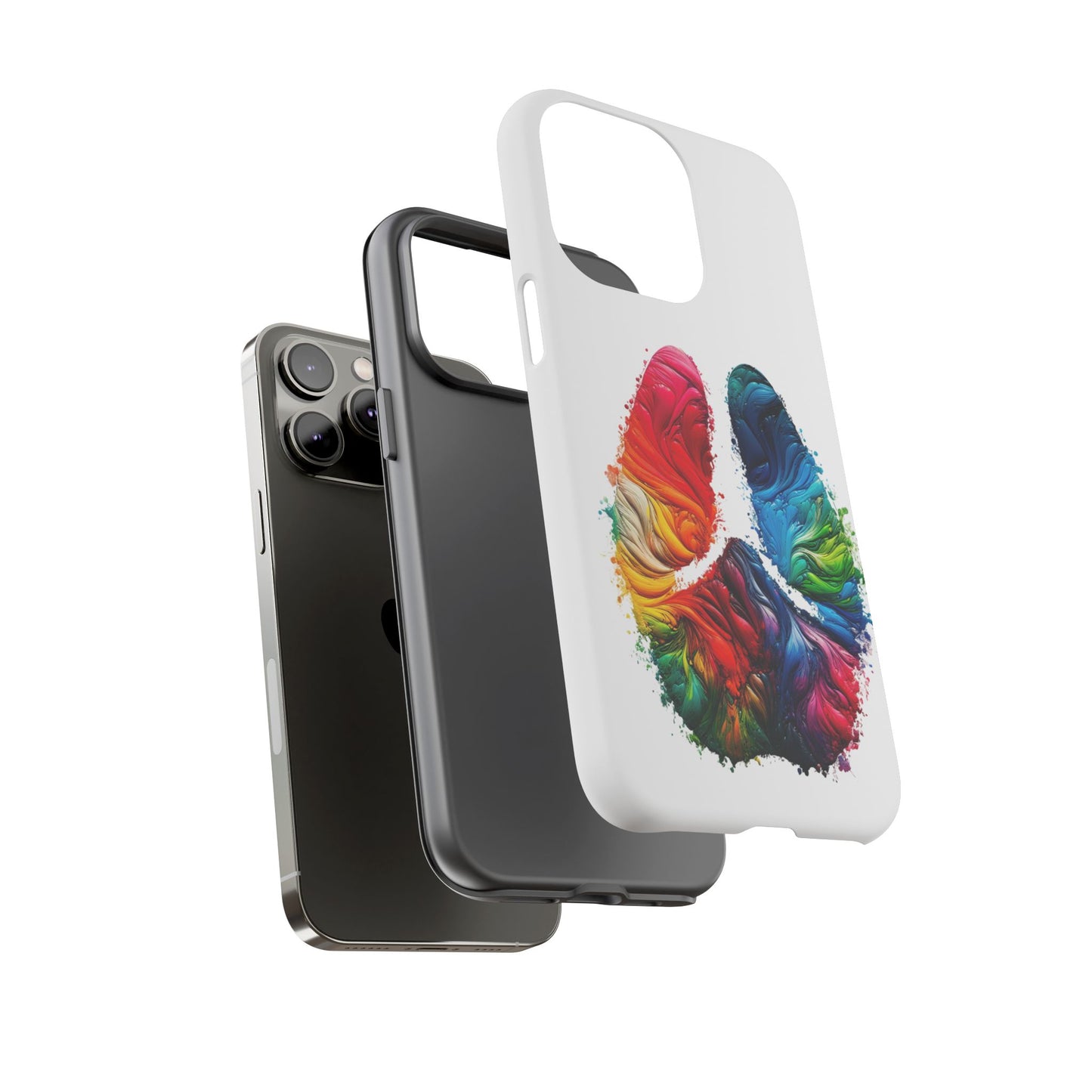 Vibrant Phone Case - Tough Cases with a Colorful Abstract of a cow hoof, Unique Phone Cover, Art Phone Accessories