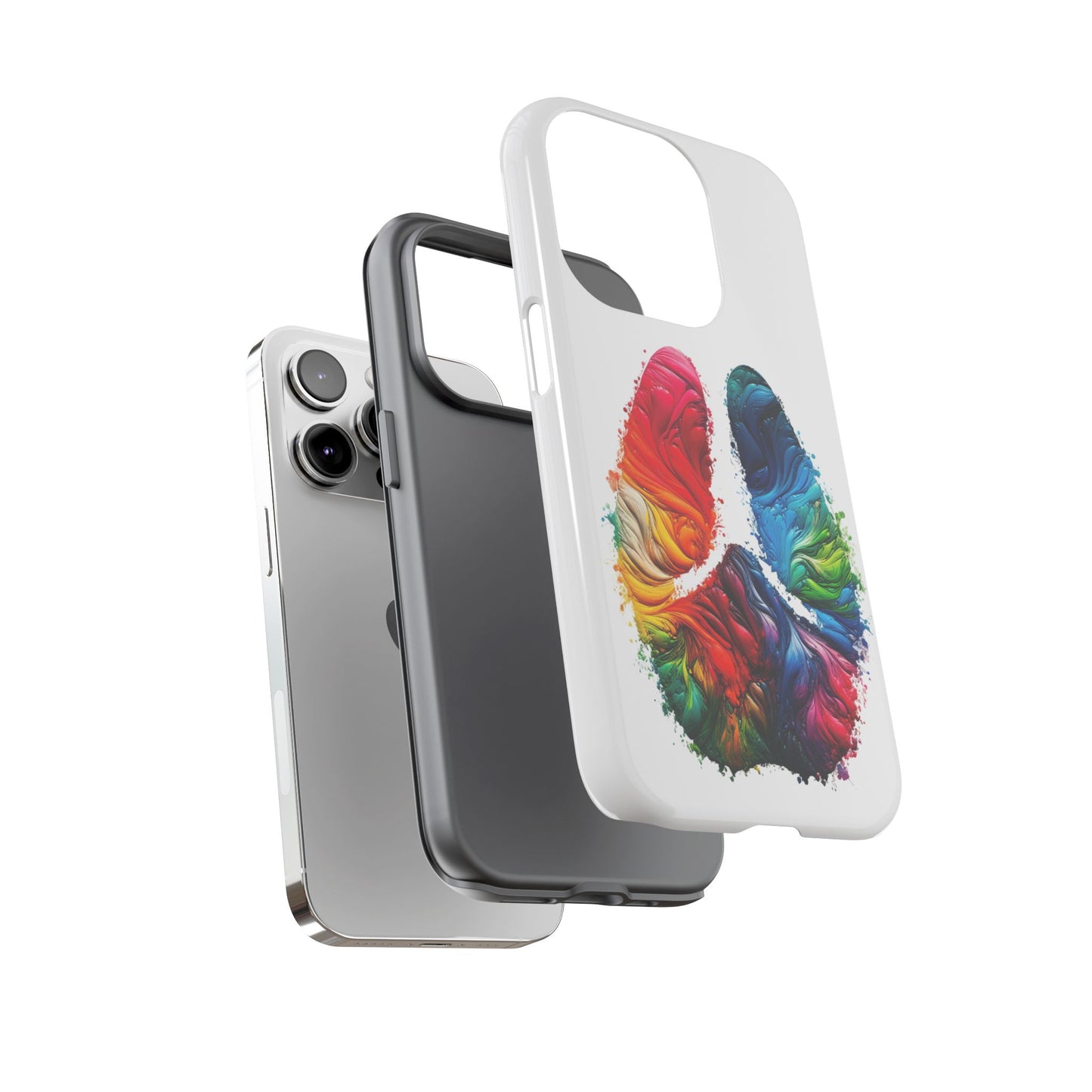 Vibrant Phone Case - Tough Cases with a Colorful Abstract of a cow hoof, Unique Phone Cover, Art Phone Accessories