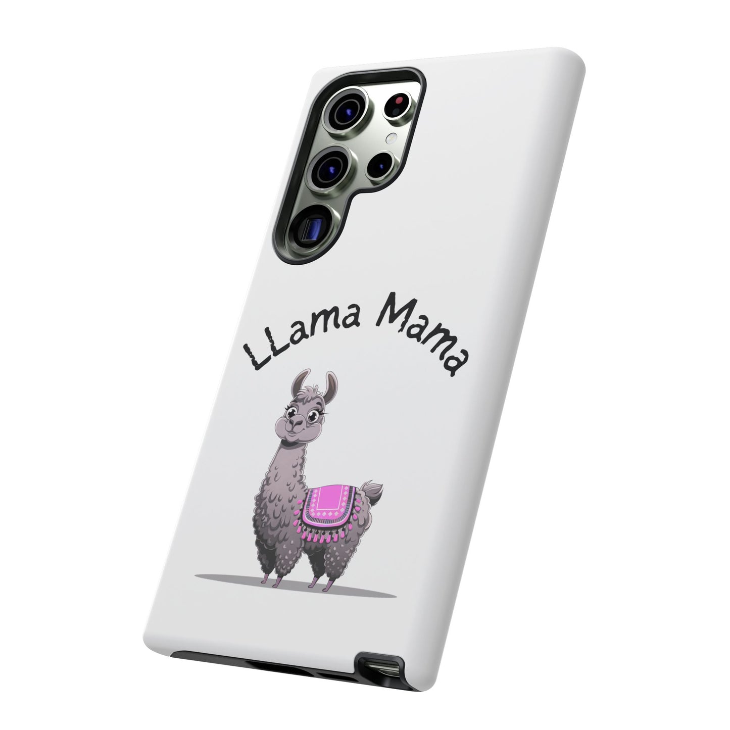 Llama Mama, Tough Phone Cover, Gift for Llama Lovers, Farmhouse Decor, Funny Phone Accessory