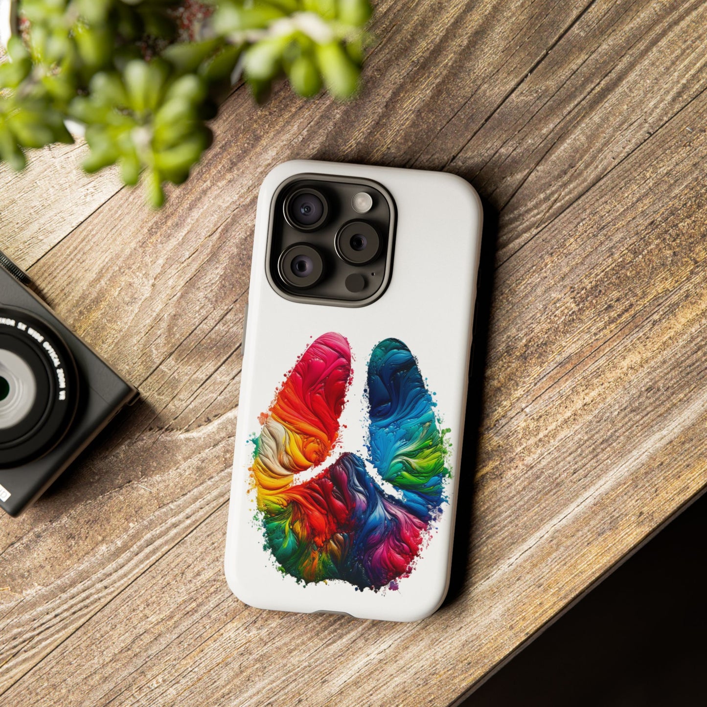 Vibrant Phone Case - Tough Cases with a Colorful Abstract of a cow hoof, Unique Phone Cover, Art Phone Accessories