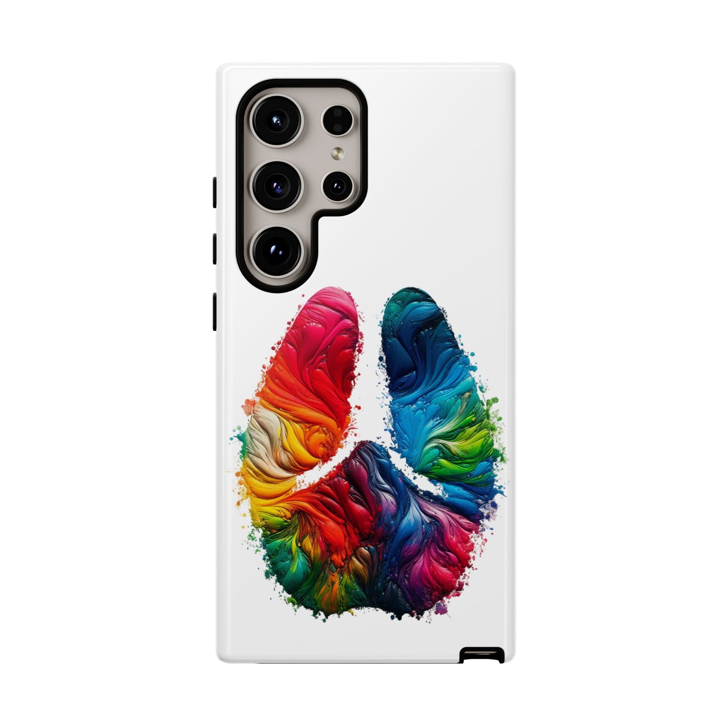 Vibrant Phone Case - Tough Cases with a Colorful Abstract of a cow hoof, Unique Phone Cover, Art Phone Accessories