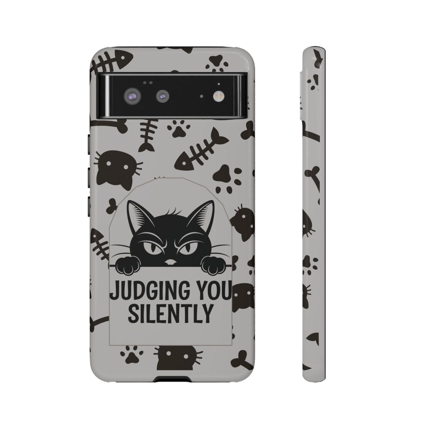 Cat Phone Case - Judging You Silently Design