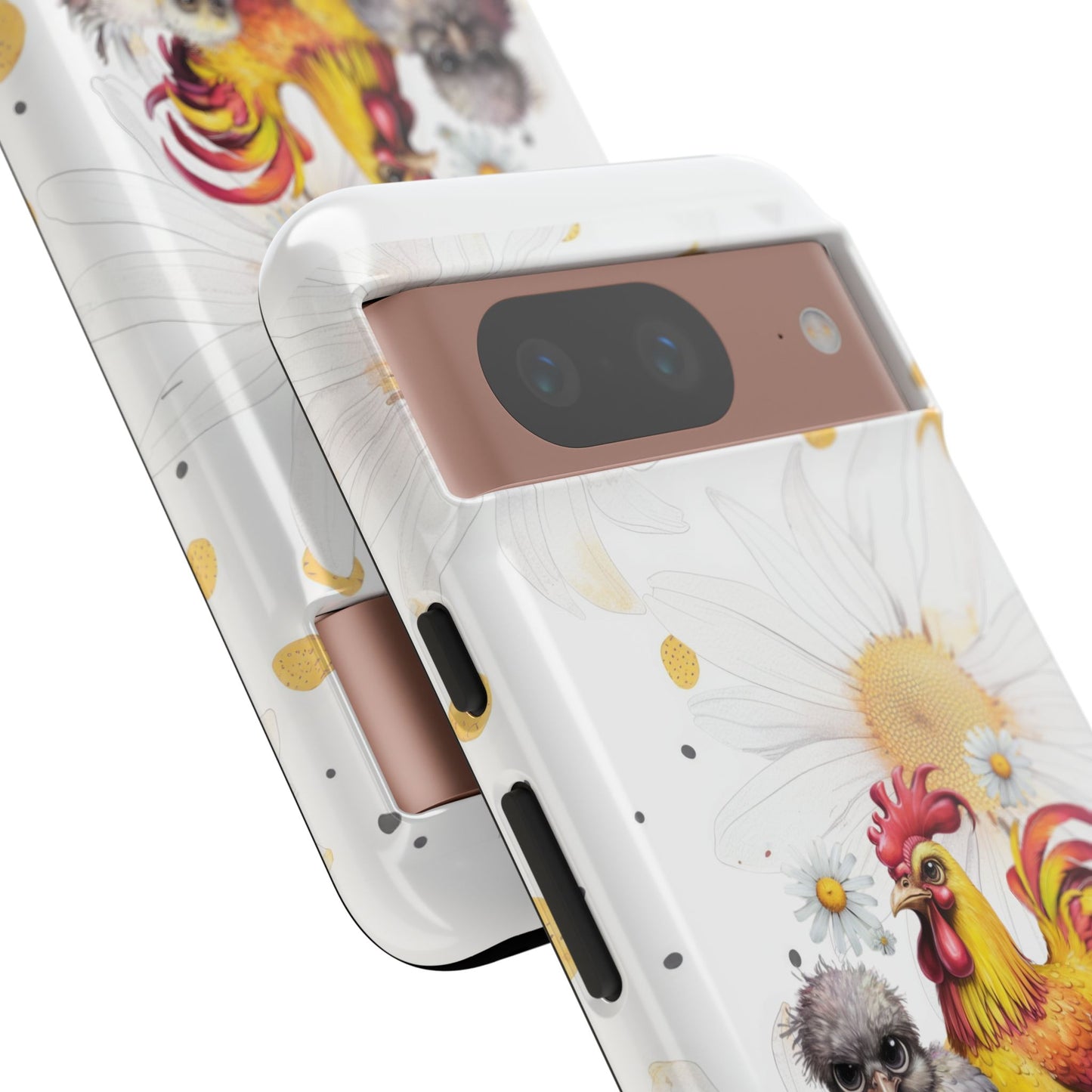 Cute Chicken Phone Case, F-CAW-F Tough Phone Cover, Gift for Chicken Lovers, Farmhouse Decor, Funny Phone Accessory