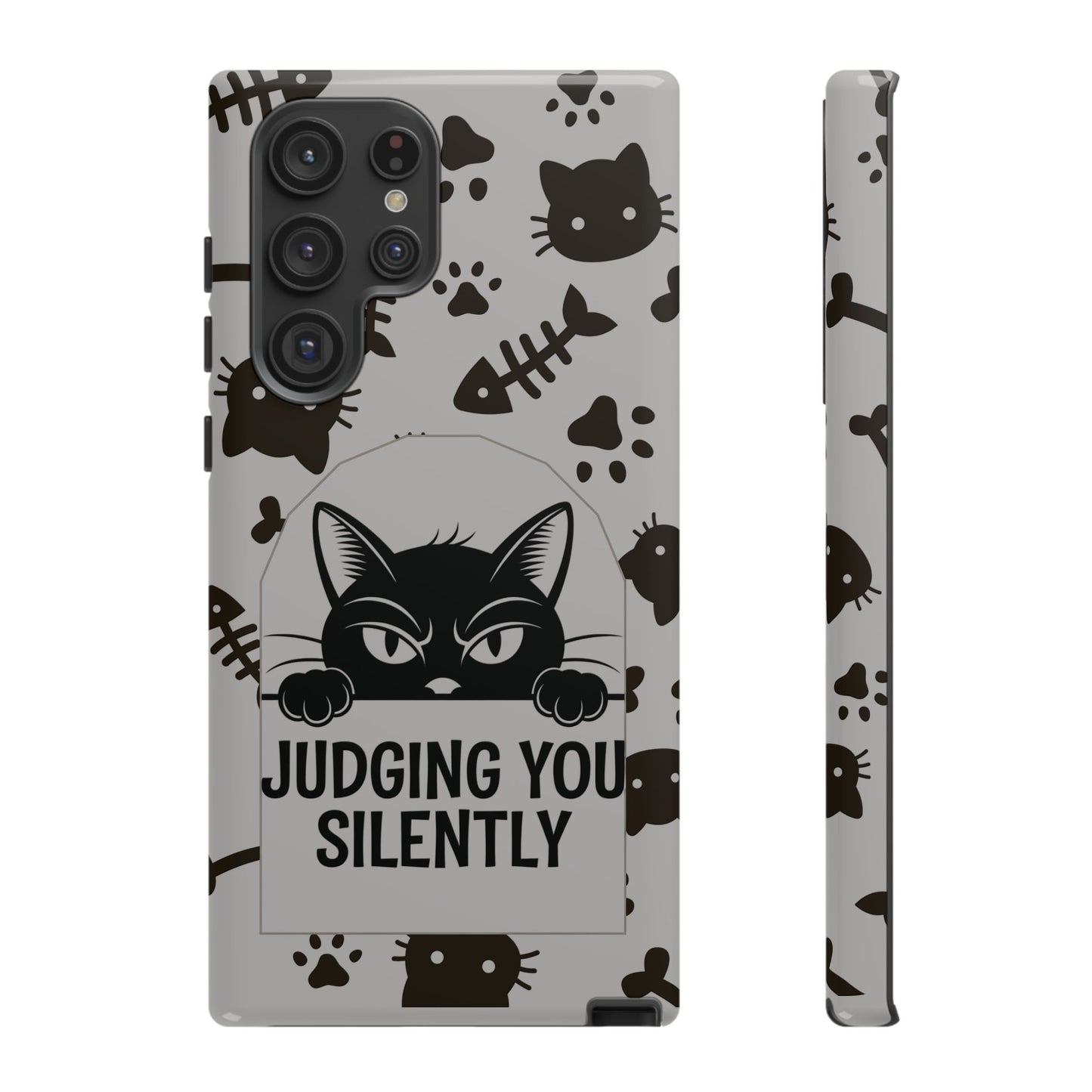 Cat Phone Case - Judging You Silently Design