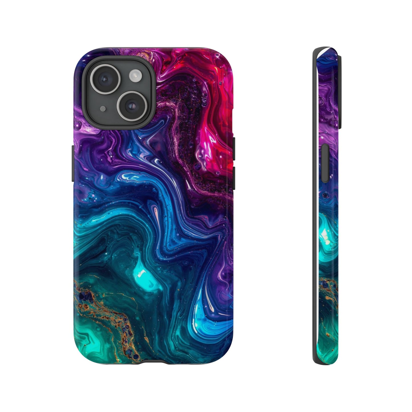 Vibrant Phone Case, Tough Cases for Protection, Colorful Cell Phone Cover, Unique Phone Accessory, Stylish Gifts for Her