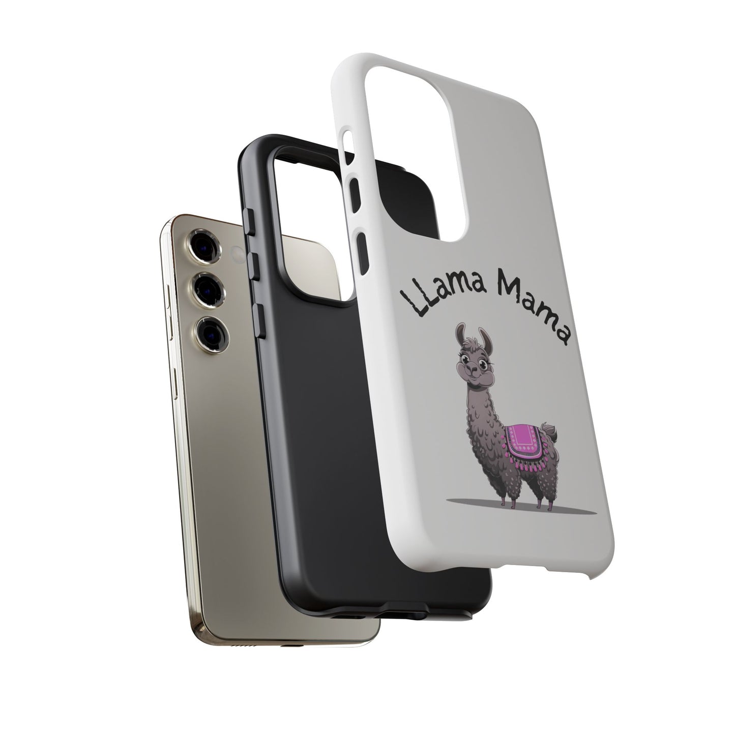 Llama Mama, Tough Phone Cover, Gift for Llama Lovers, Farmhouse Decor, Funny Phone Accessory
