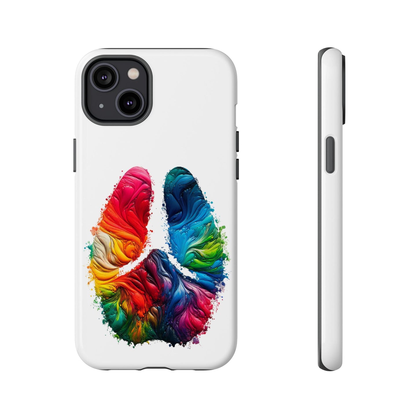 Vibrant Phone Case - Tough Cases with a Colorful Abstract of a cow hoof, Unique Phone Cover, Art Phone Accessories