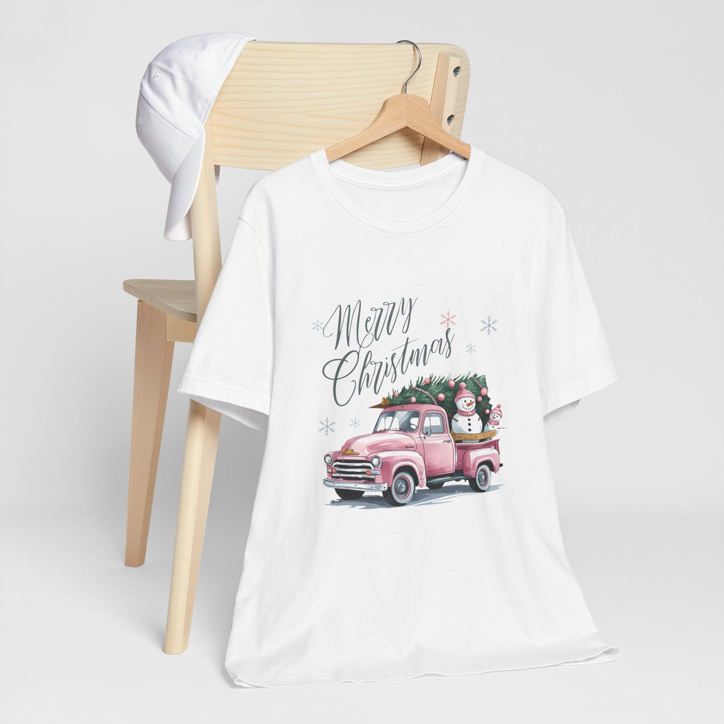 Christmas Old Truck Merry Christmas Tee