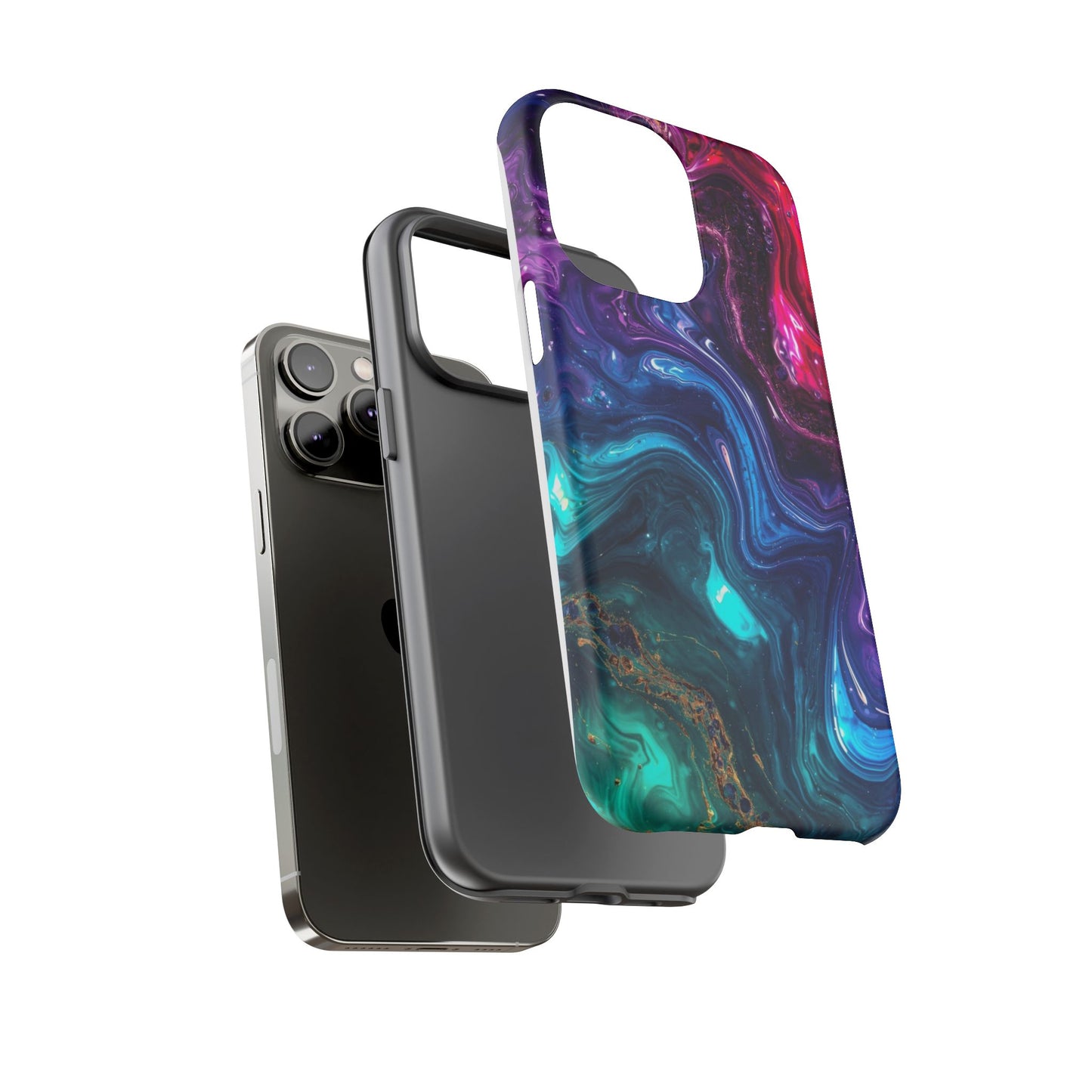 Vibrant Phone Case, Tough Cases for Protection, Colorful Cell Phone Cover, Unique Phone Accessory, Stylish Gifts for Her