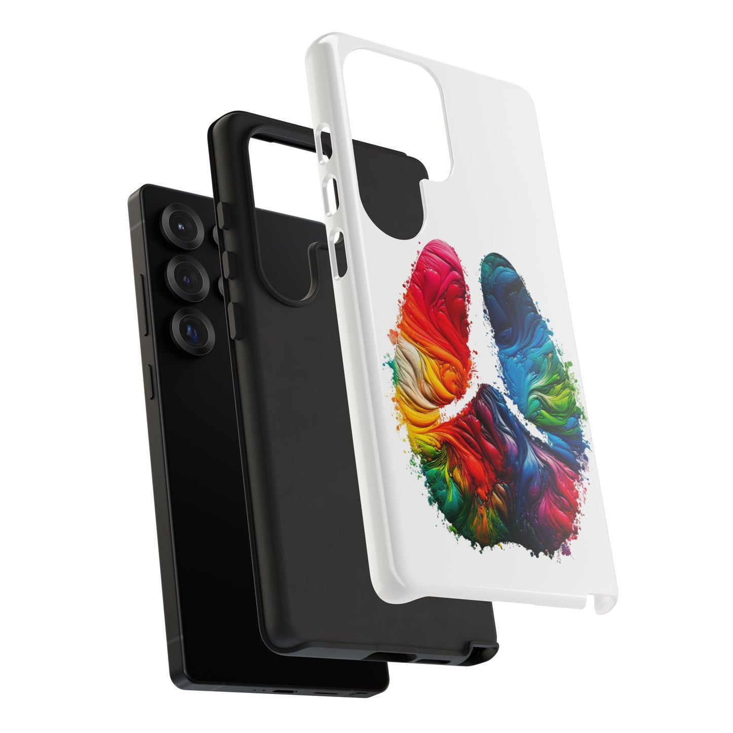 Vibrant Phone Case - Tough Cases with a Colorful Abstract of a cow hoof, Unique Phone Cover, Art Phone Accessories