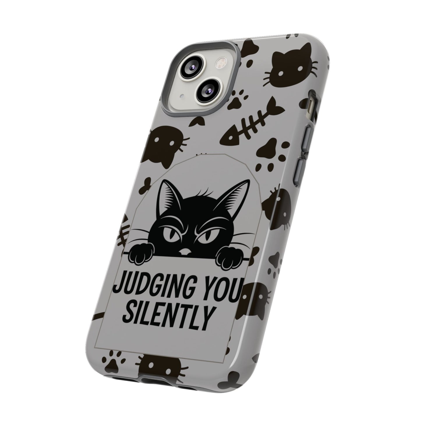 Cat Phone Case - Judging You Silently Design