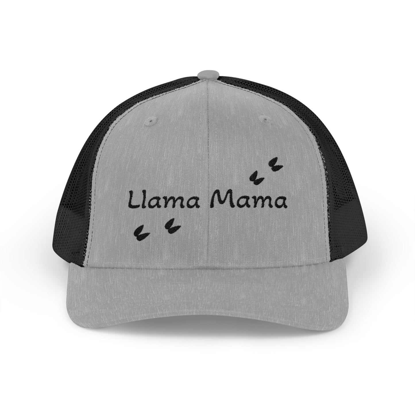 Llama Mama Snapback Trucker Cap, Funny Gift for Moms, Casual Everyday Wear, Adjustable Hat, Outdoor Adventures