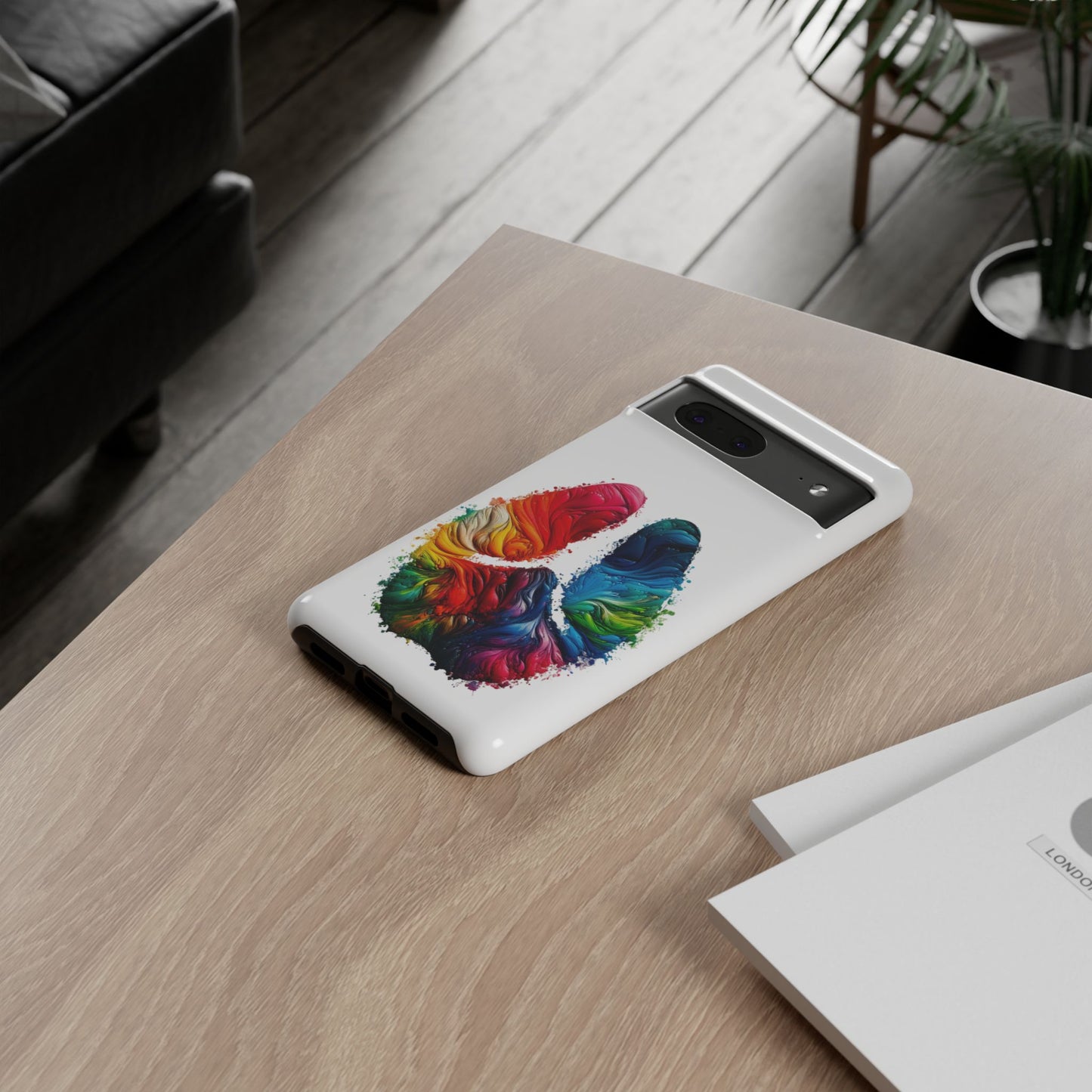 Vibrant Phone Case - Tough Cases with a Colorful Abstract of a cow hoof, Unique Phone Cover, Art Phone Accessories