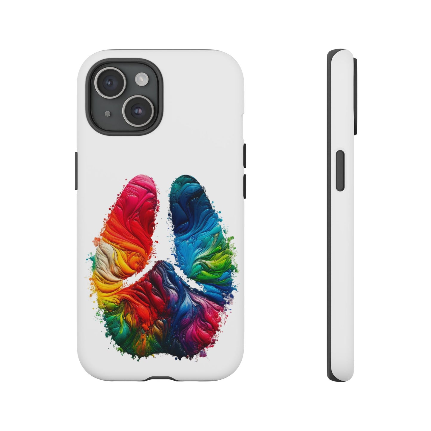 Vibrant Phone Case - Tough Cases with a Colorful Abstract of a cow hoof, Unique Phone Cover, Art Phone Accessories