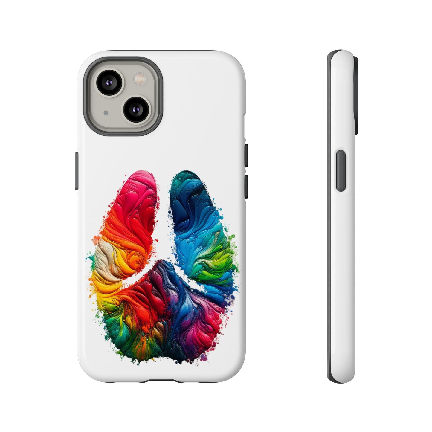 Vibrant Phone Case - Tough Cases with a Colorful Abstract of a cow hoof, Unique Phone Cover, Art Phone Accessories