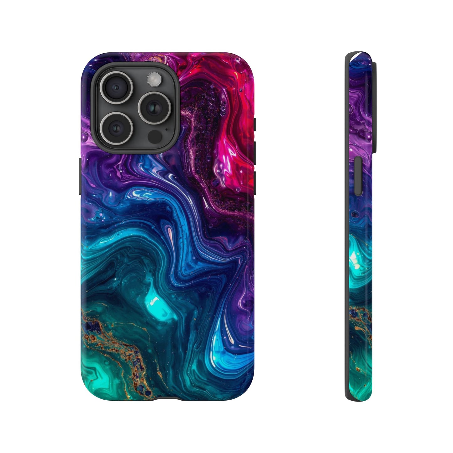 Vibrant Phone Case, Tough Cases for Protection, Colorful Cell Phone Cover, Unique Phone Accessory, Stylish Gifts for Her