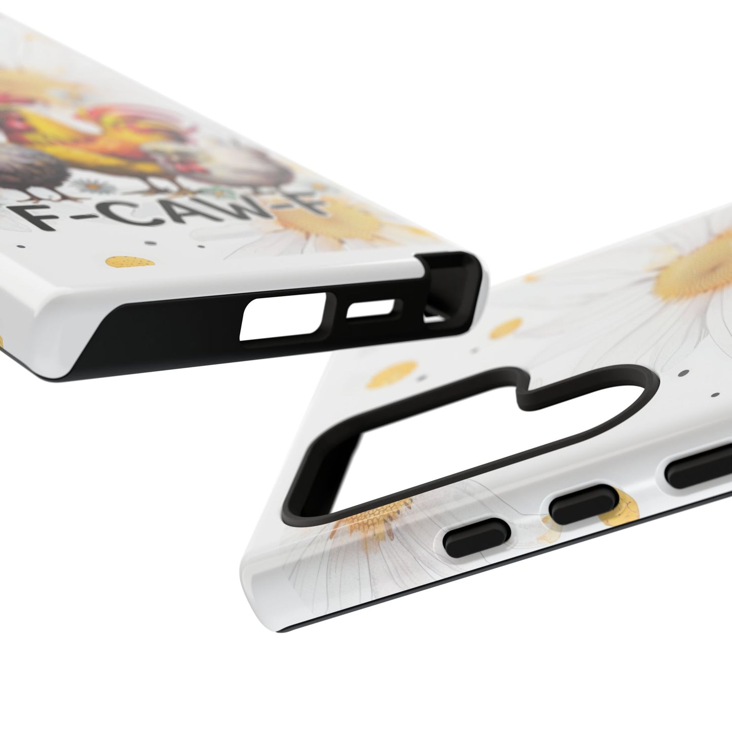 Cute Chicken Phone Case, F-CAW-F Tough Phone Cover, Gift for Chicken Lovers, Farmhouse Decor, Funny Phone Accessory