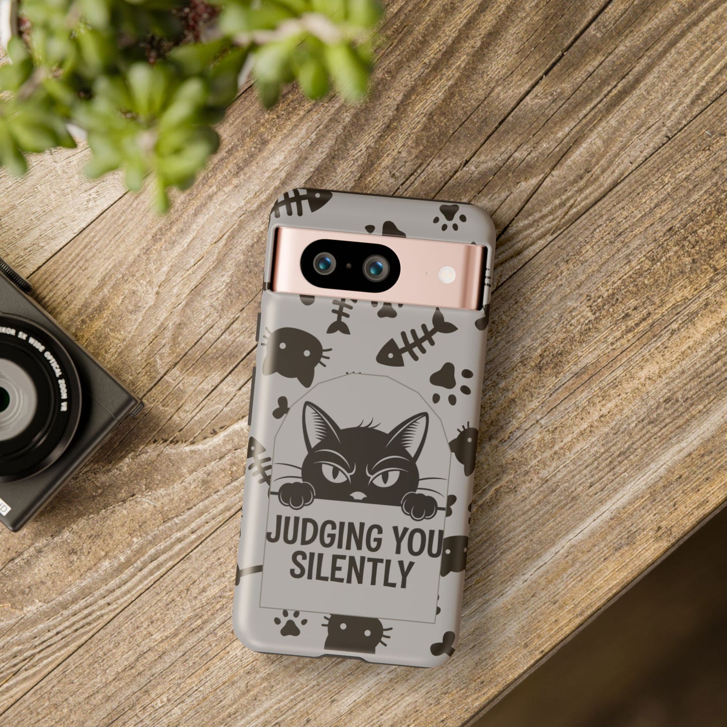 Cat Phone Case - Judging You Silently Design