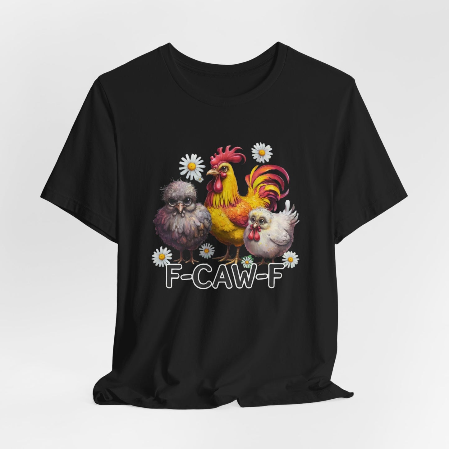 Funny Farm Animal Tee - F-CAW-F Unisex Jersey Short Sleeve Shirt