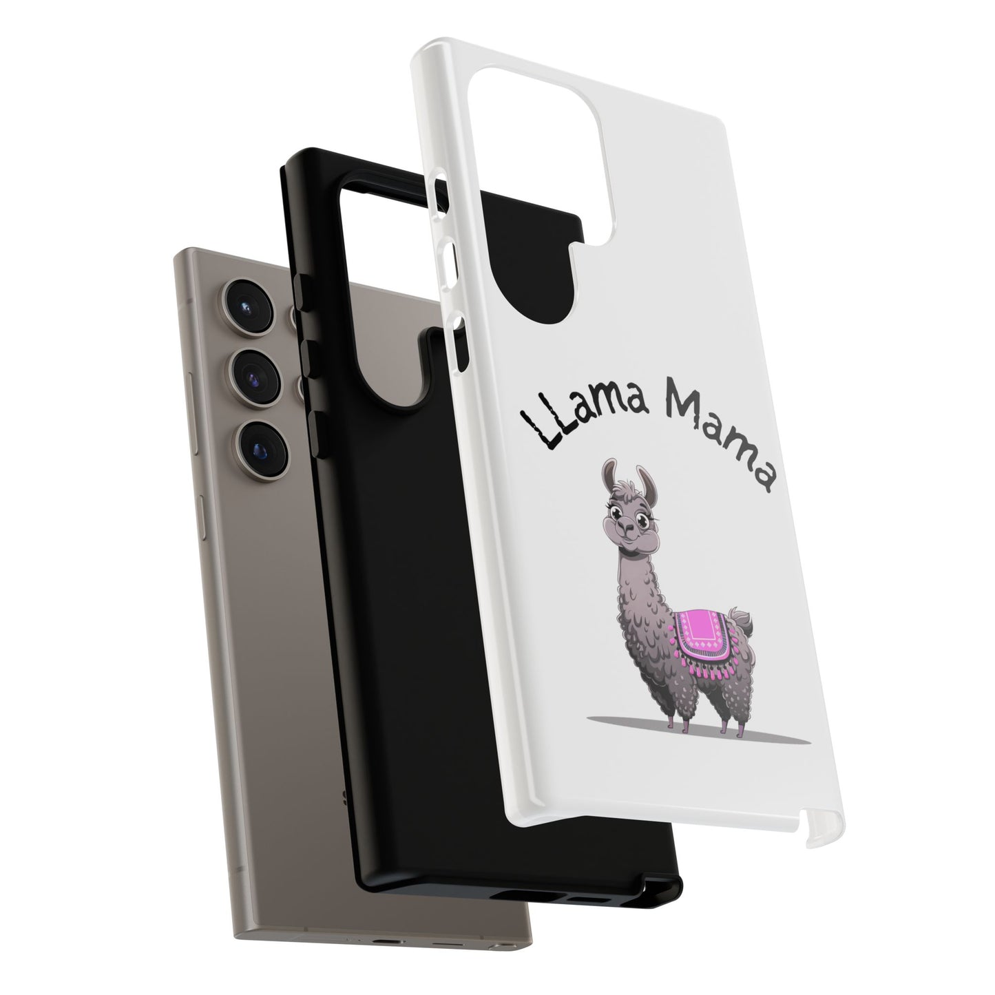 Llama Mama, Tough Phone Cover, Gift for Llama Lovers, Farmhouse Decor, Funny Phone Accessory