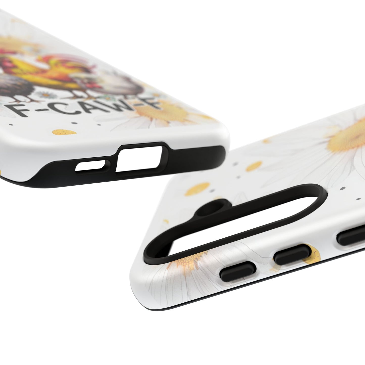 Cute Chicken Phone Case, F-CAW-F Tough Phone Cover, Gift for Chicken Lovers, Farmhouse Decor, Funny Phone Accessory