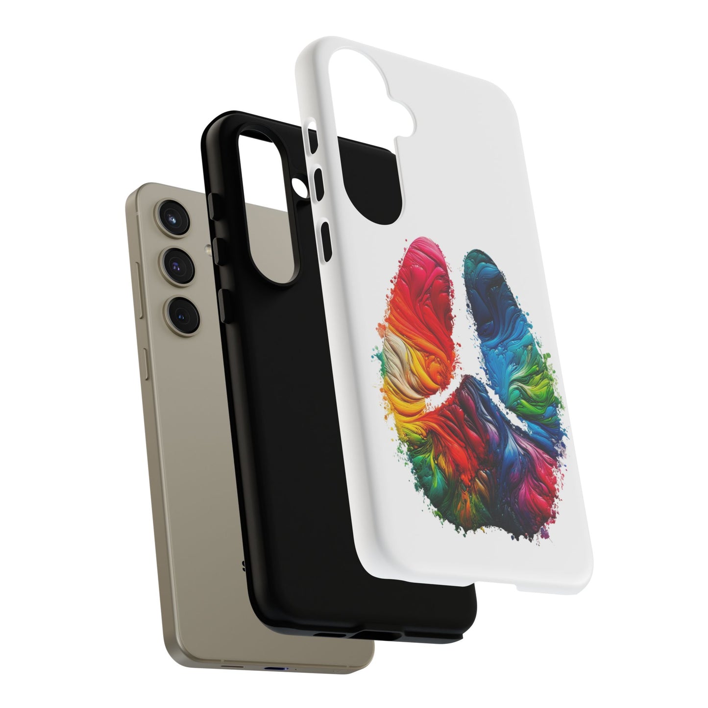 Vibrant Phone Case - Tough Cases with a Colorful Abstract of a cow hoof, Unique Phone Cover, Art Phone Accessories