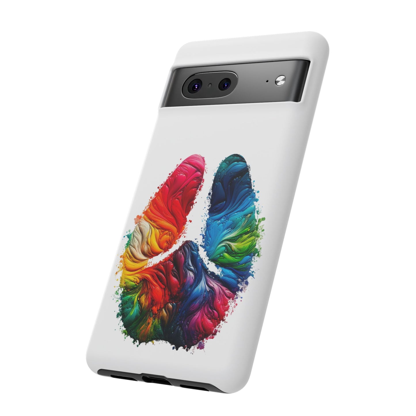 Vibrant Phone Case - Tough Cases with a Colorful Abstract of a cow hoof, Unique Phone Cover, Art Phone Accessories