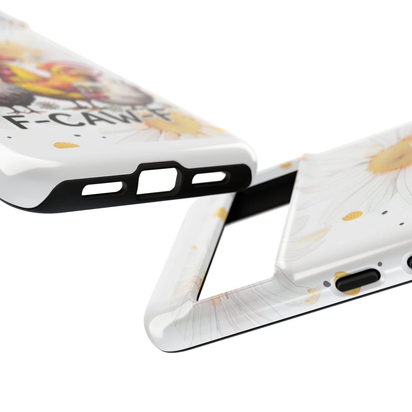 Cute Chicken Phone Case, F-CAW-F Tough Phone Cover, Gift for Chicken Lovers, Farmhouse Decor, Funny Phone Accessory