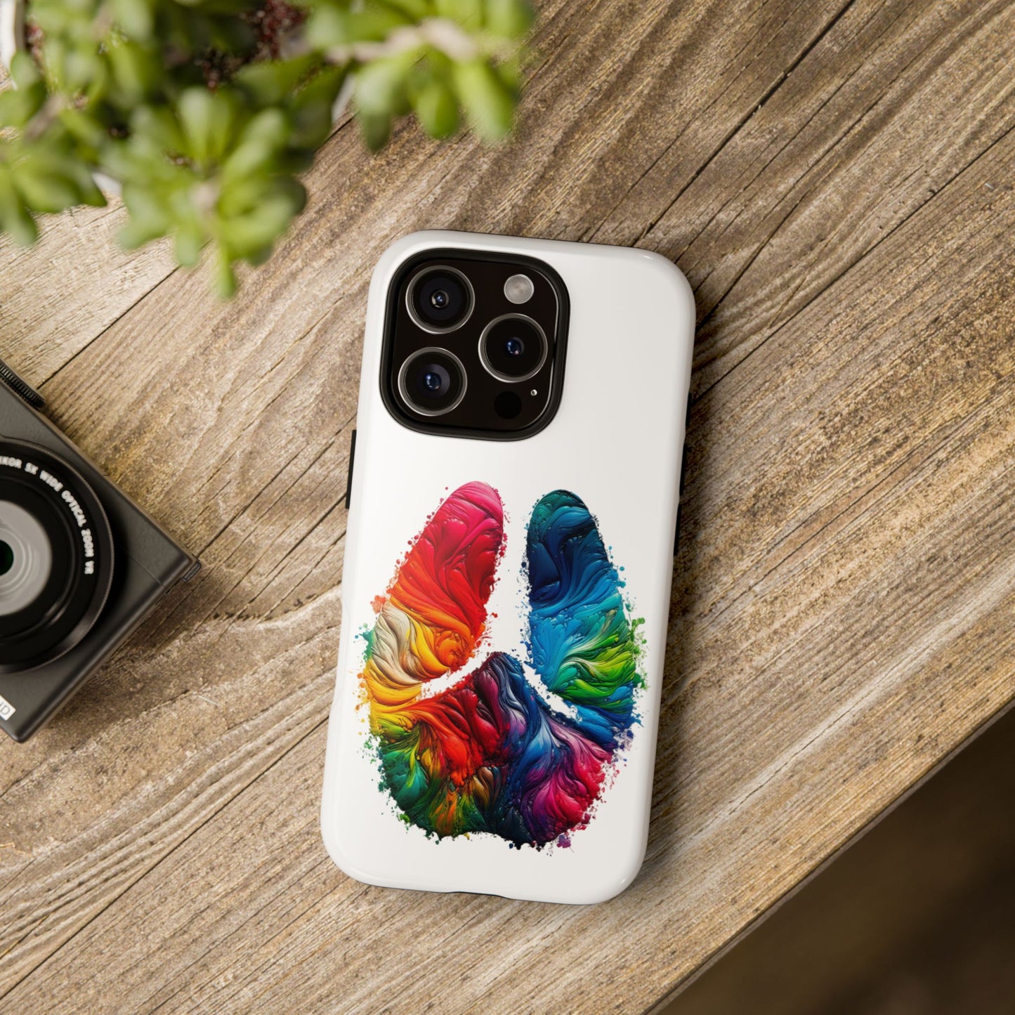 Vibrant Phone Case - Tough Cases with a Colorful Abstract of a cow hoof, Unique Phone Cover, Art Phone Accessories