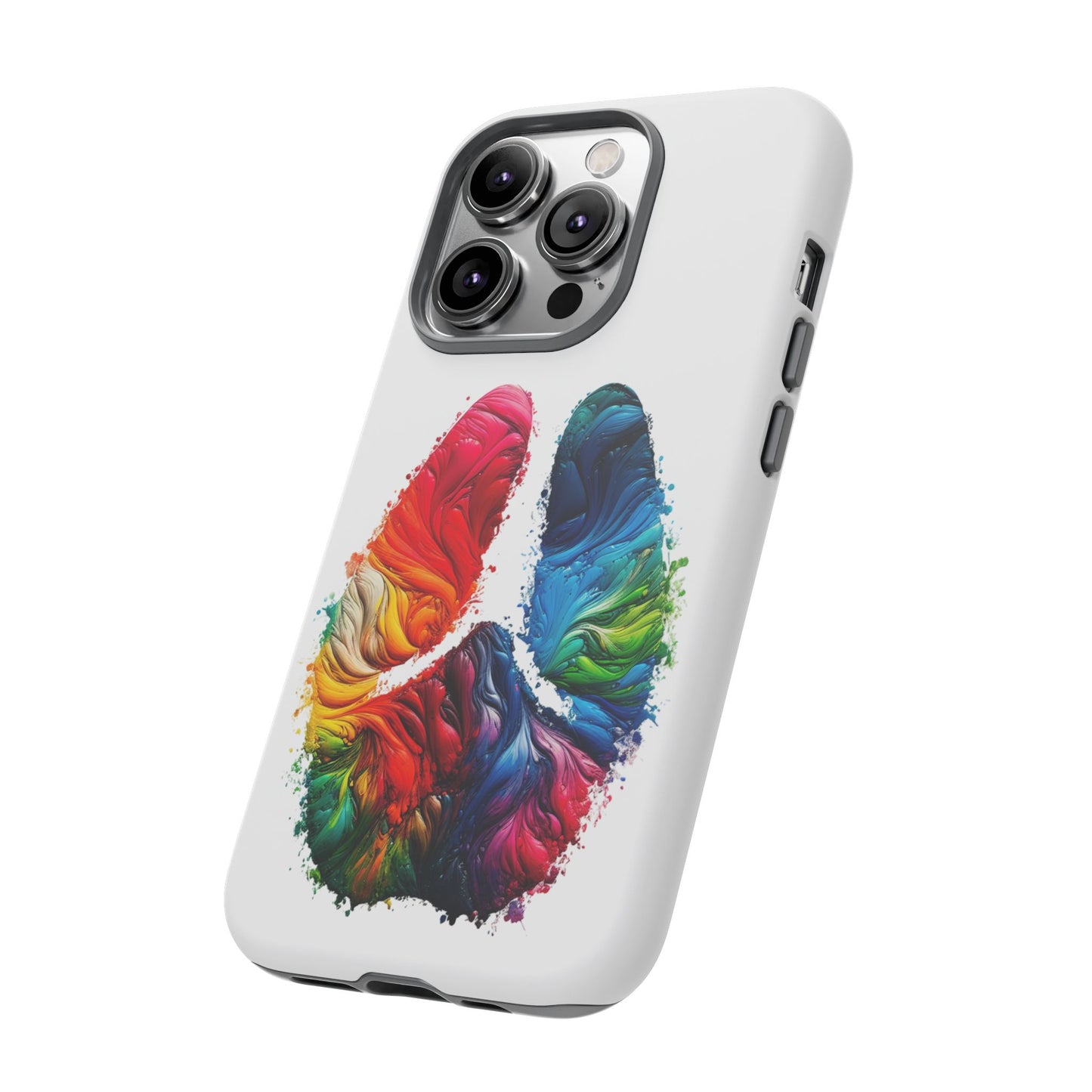 Vibrant Phone Case - Tough Cases with a Colorful Abstract of a cow hoof, Unique Phone Cover, Art Phone Accessories