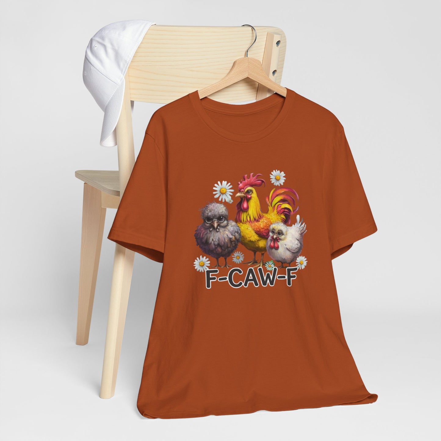 Funny Farm Animal Tee - F-CAW-F Unisex Jersey Short Sleeve Shirt