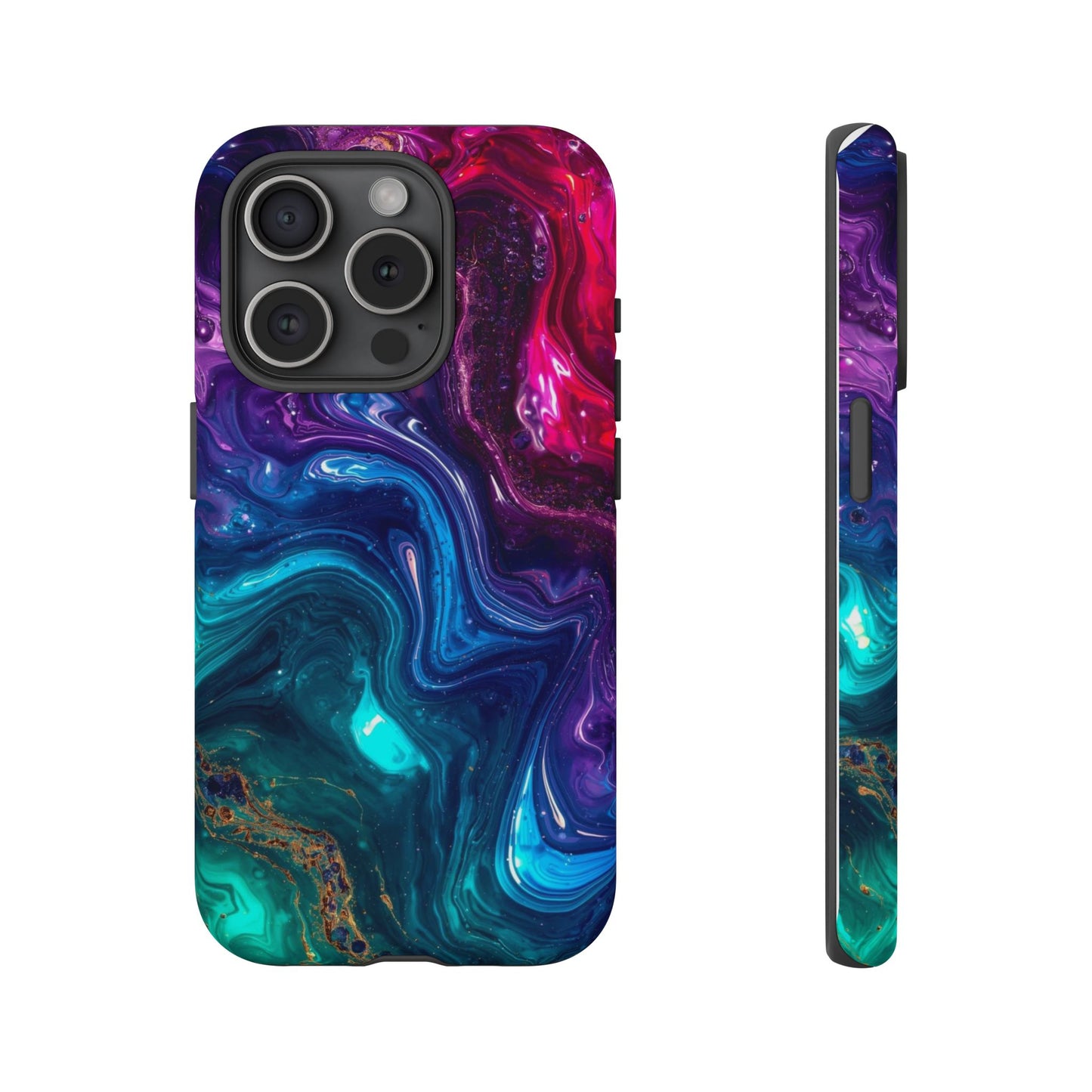 Vibrant Phone Case, Tough Cases for Protection, Colorful Cell Phone Cover, Unique Phone Accessory, Stylish Gifts for Her