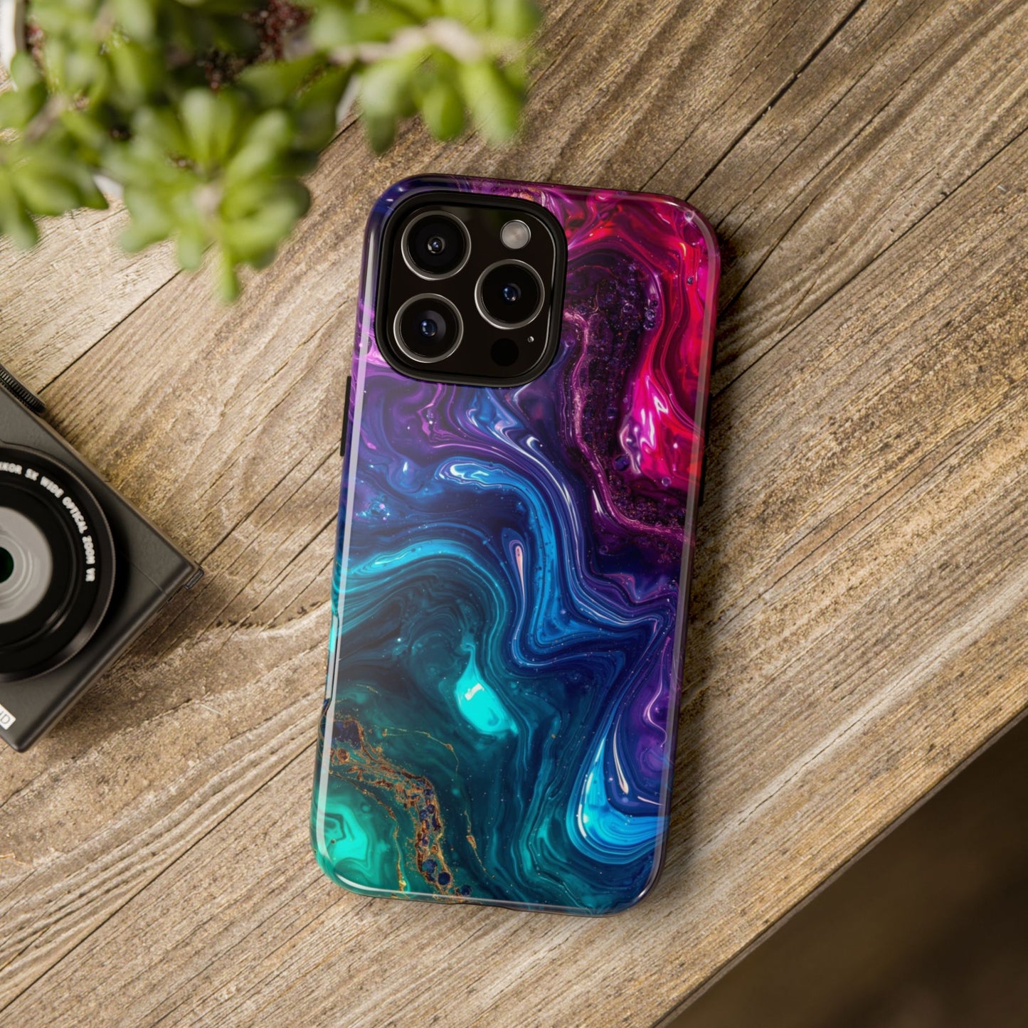 Vibrant Phone Case, Tough Cases for Protection, Colorful Cell Phone Cover, Unique Phone Accessory, Stylish Gifts for Her