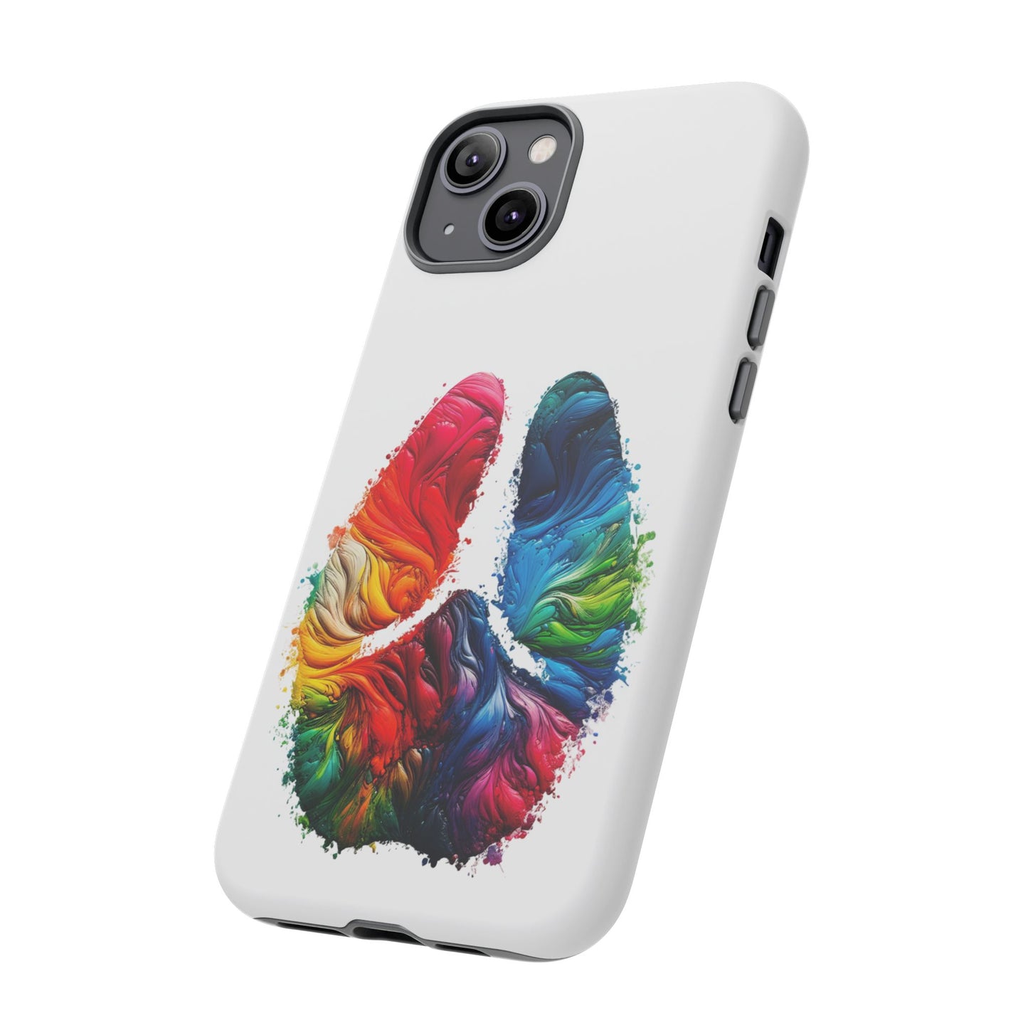 Vibrant Phone Case - Tough Cases with a Colorful Abstract of a cow hoof, Unique Phone Cover, Art Phone Accessories