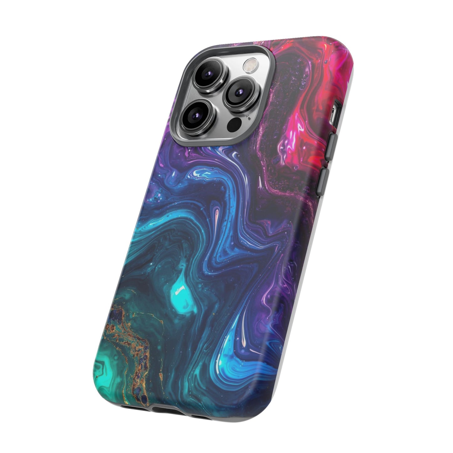 Vibrant Phone Case, Tough Cases for Protection, Colorful Cell Phone Cover, Unique Phone Accessory, Stylish Gifts for Her