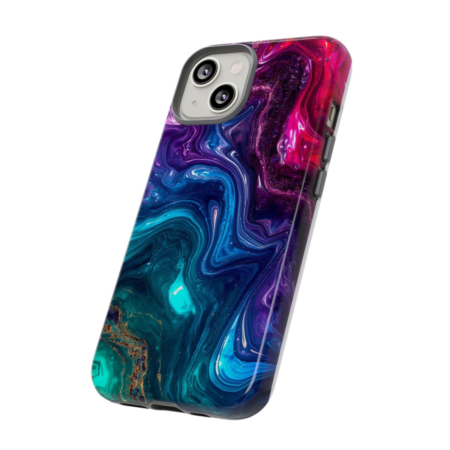 Vibrant Phone Case, Tough Cases for Protection, Colorful Cell Phone Cover, Unique Phone Accessory, Stylish Gifts for Her