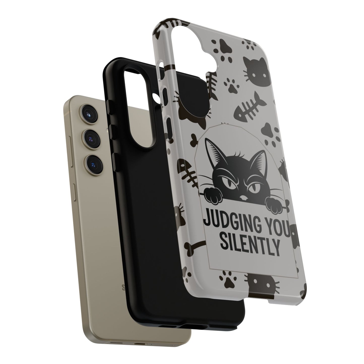 Cat Phone Case - Judging You Silently Design