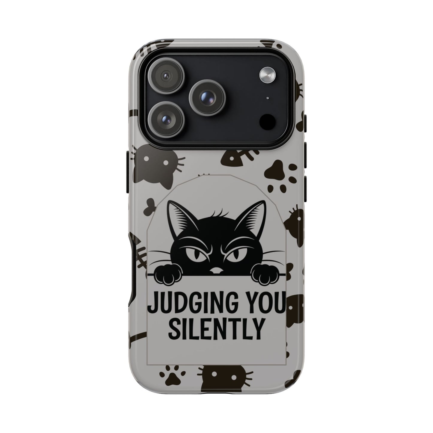 Cat Phone Case - Judging You Silently Design