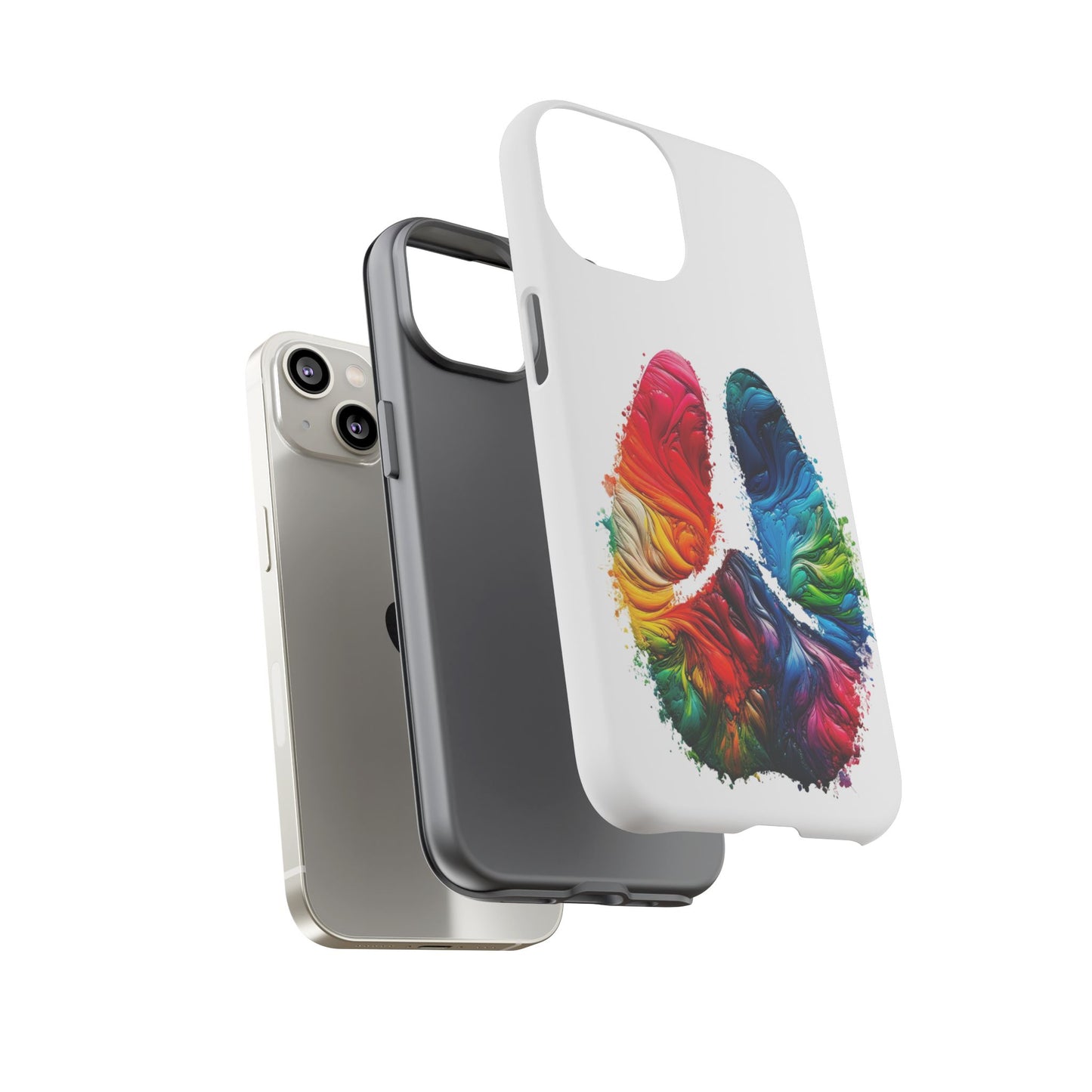 Vibrant Phone Case - Tough Cases with a Colorful Abstract of a cow hoof, Unique Phone Cover, Art Phone Accessories