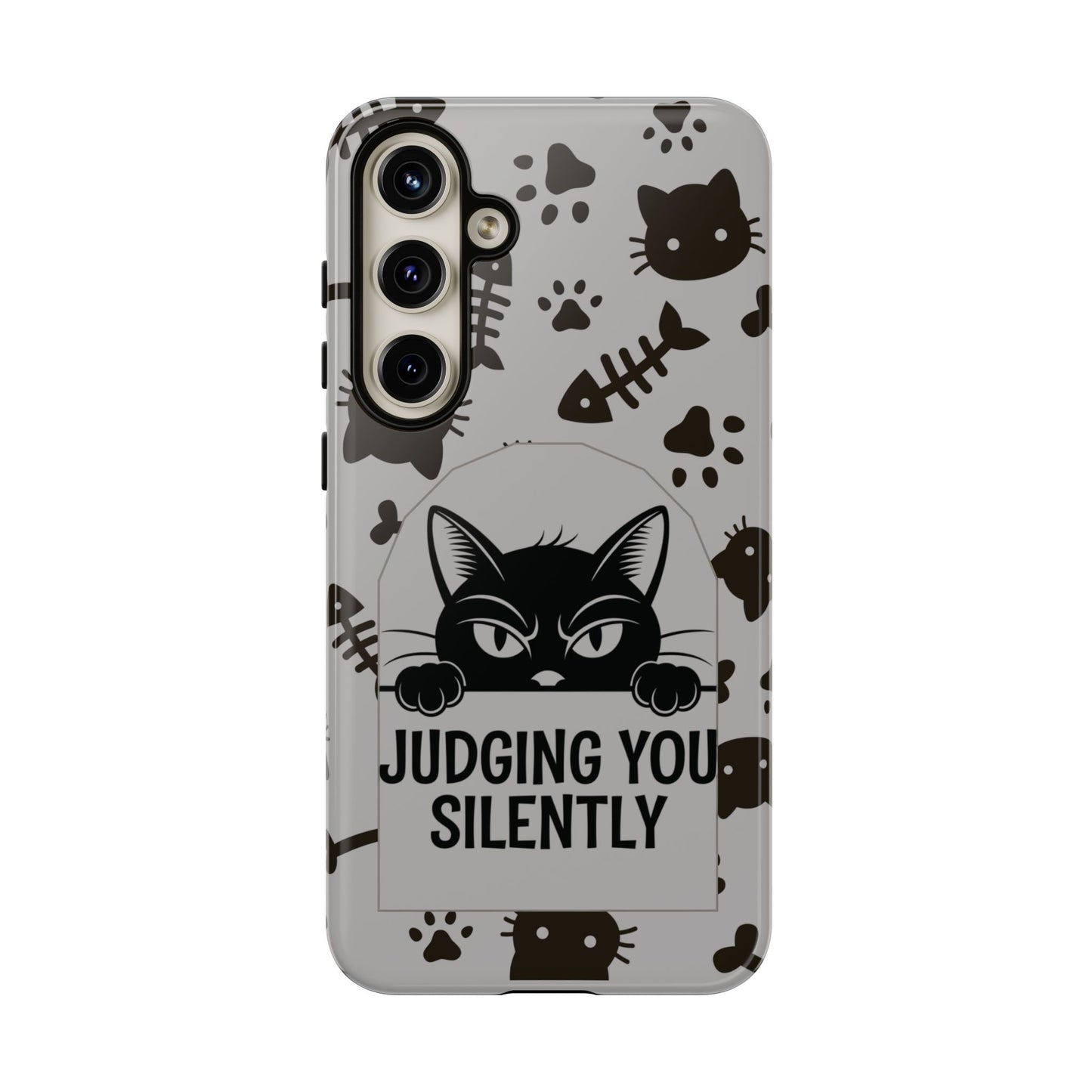 Cat Phone Case - Judging You Silently Design