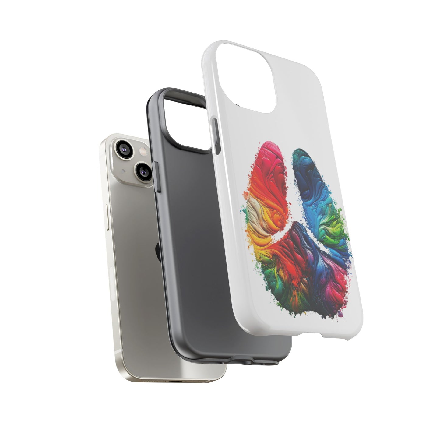 Vibrant Phone Case - Tough Cases with a Colorful Abstract of a cow hoof, Unique Phone Cover, Art Phone Accessories