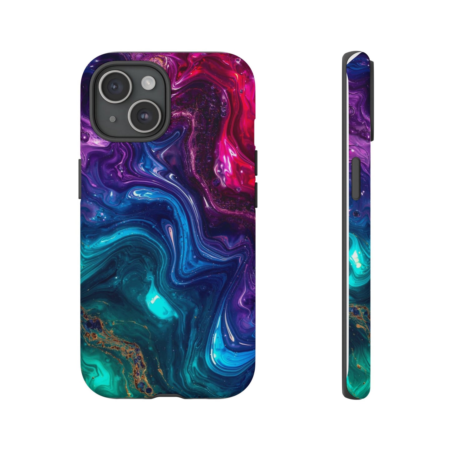 Vibrant Phone Case, Tough Cases for Protection, Colorful Cell Phone Cover, Unique Phone Accessory, Stylish Gifts for Her