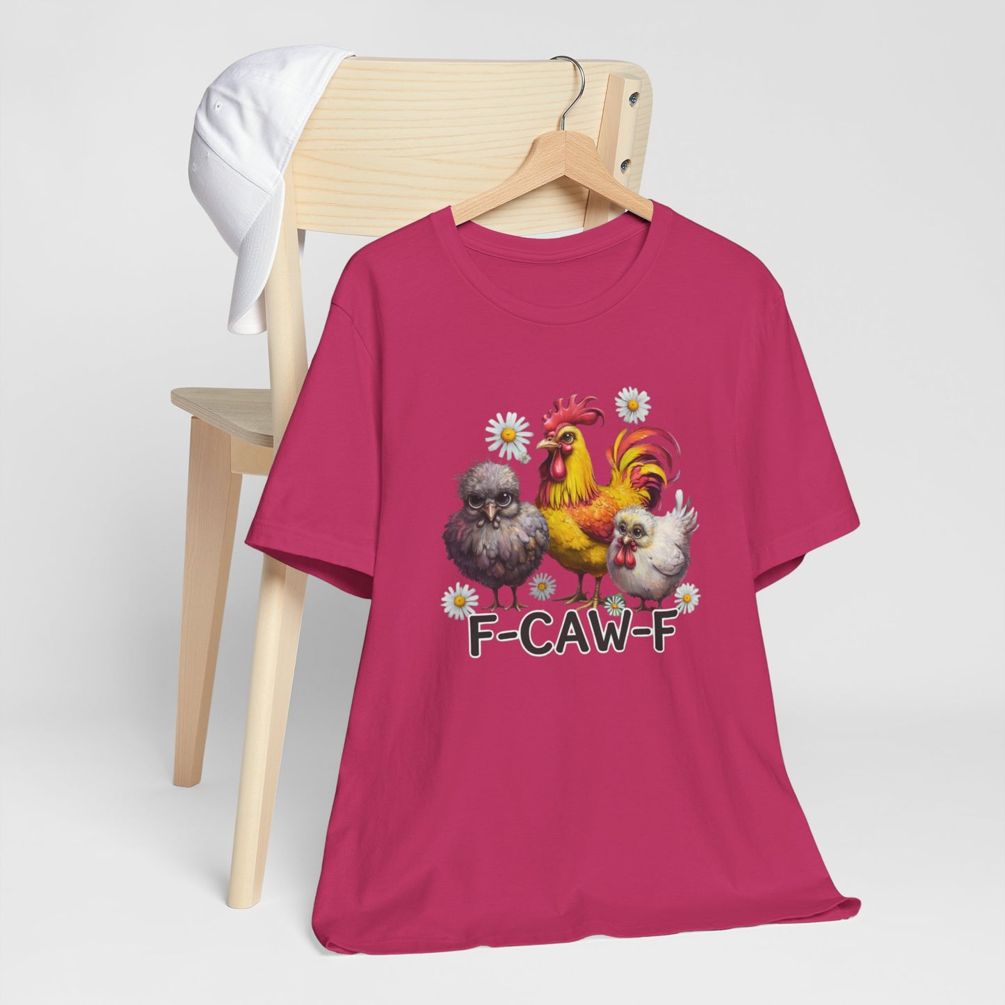 Funny Farm Animal Tee - F-CAW-F Unisex Jersey Short Sleeve Shirt