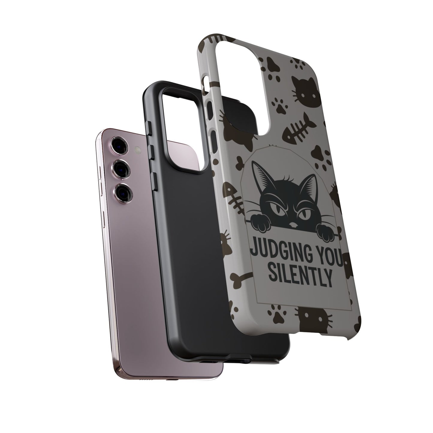 Cat Phone Case - Judging You Silently Design
