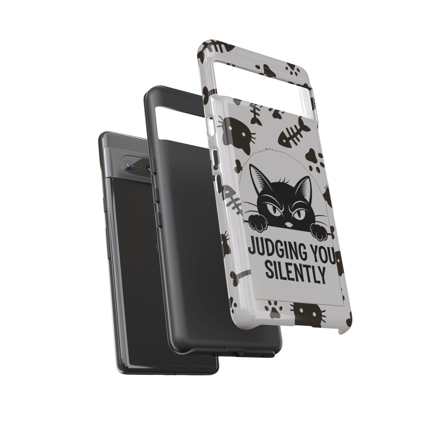 Cat Phone Case - Judging You Silently Design