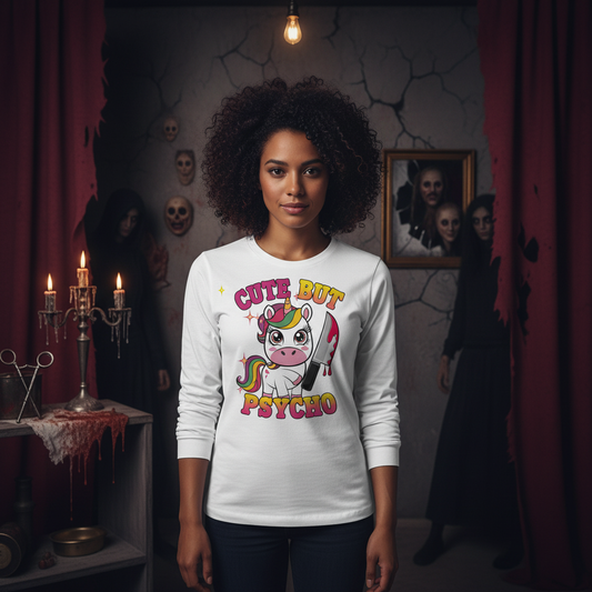 Psycho Unicorn Long-sleeved Tee